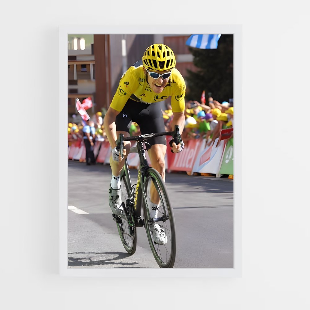 Poster L'Ascension de Geraint – affiche Cyclisme (vue 3)